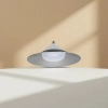Silver lampshade pendant lamp, modern and simple Nordic style ceiling lamp for living room and bedroom Application Scenario